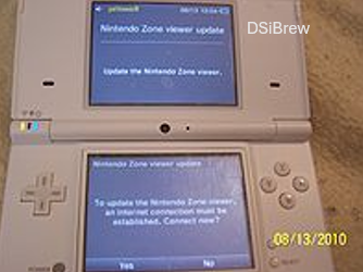 Nintendo Zone Updater Menu
